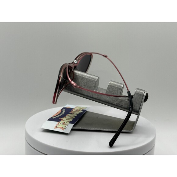 Vintage Y2K Sunglasses NOS 2000s Grey Lens Takumi T9540 Black & Pink Frame main image 5